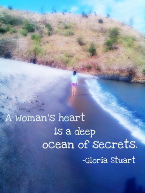 ... quotes amp sayings a woman s heart is a deep ocean of secrets
