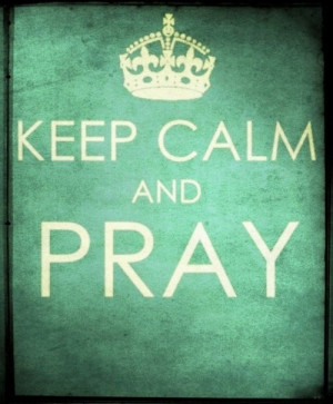 Just pray