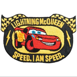 Disney Cars Iron-On Appliques-Lightning McQueen Emblem