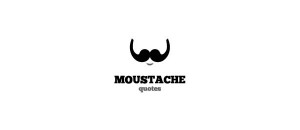 moustache quotes logo