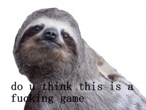 LOL swag funny haha cute quote dope hipster follow boho game sloth