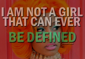 nicki minaj #nicki minaj quotes #rihanna #being different #standing ...