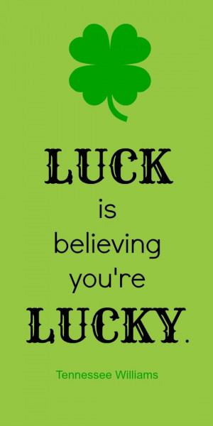 all you need to know about luck | Quotes