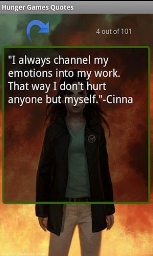 View bigger - Hunger Games Quotes for Android screenshot