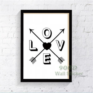 Arrow-Quote-Canvas-Painting-Poster-Wall-Pictures-For-Living-Room-Home ...