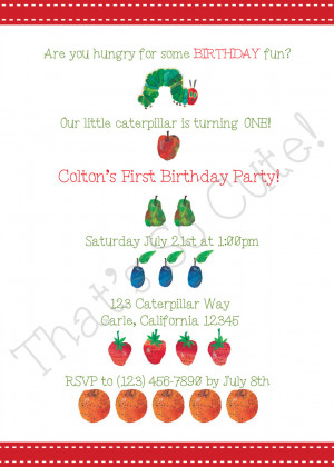 The Very Hungry Caterpillar