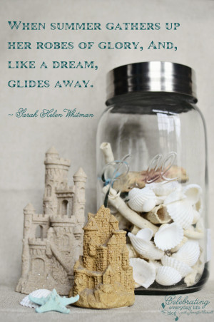 be inspired} Summer Gathers Up Her Robes of Glory quote