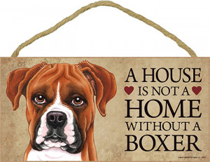 ... Wood Dog Sign Wall Plaque Photo Display A House Is Not A Home 5 x 10