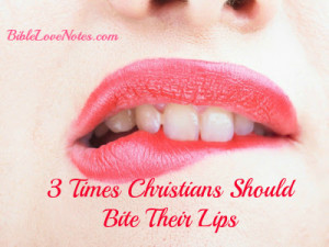 We all have opinions, b ut Christians are commanded to have speech ...