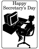 happy secretary s day greeting card this greeting card text says happy ...