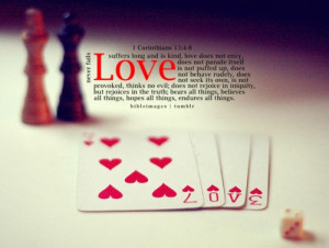 Love never fails (1 Corinthians 13:4-8)