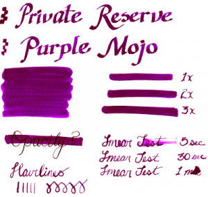 Overall Impression: A lovely true purple ink, I've used this one a lot ...