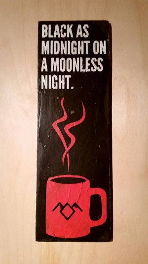 Twin Peaks Poster, Black as Midnight On a Moonless Night - Dale Cooper