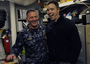 Master Chief Petty Officer of the Navy (MCPON) Mike Stevens visits ...