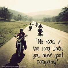 ... No road is too long when you have good company] #motorcycle #ride More
