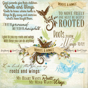 Roots & Wings Collection and Freebie