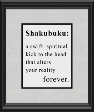 Shakubuku Grosse Point Blank Buddhist Art Print by BuckeyeStudio, $10 ...