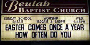 Funny Church Signs (20 pics)