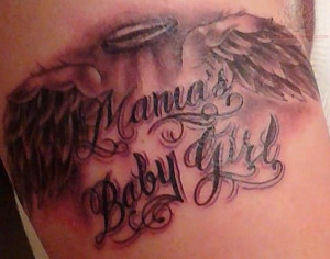 Baby Angel Wings Tattoos Mamas baby girl angel wings
