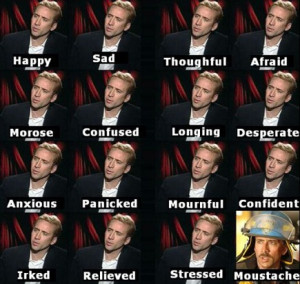 The many faces of Nicolas Cage