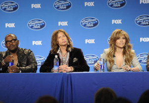 Steven with fellow American Idol judges - 2010 - (WENN)