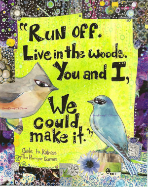 few more mixed media with quotes