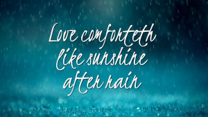 Home » Quotes » Love Like Sunshine After Rain Quotes HD Wallpaper
