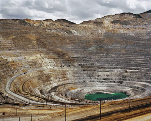Kennecott Copper Mine in Bingham Valley, Utah (1983):