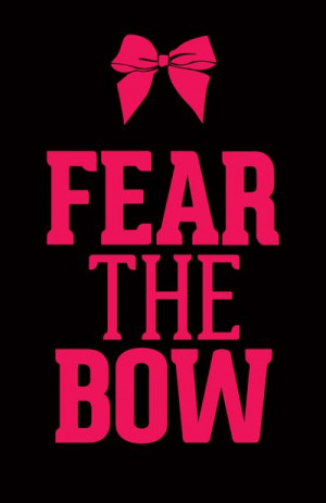 Fear The Bow Magenta Art Print by RexLambo