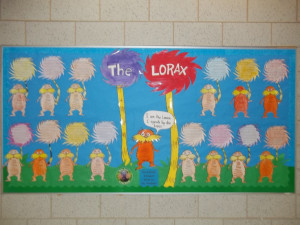 My Lorax inspired Bulletin Board