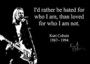 Details about KURT COBAIN NIRVANA INSPIRATIONAL QUOTE POSTER (1) WITH ...