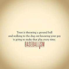 Trust your team mates More