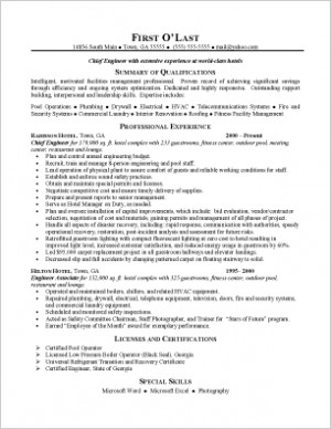 Resume Format Business Process