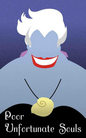 The Little Mermaid Disney, Disney Villains Quotes Movies, Art Posters ...