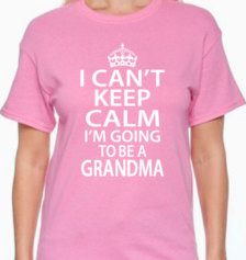 Keep Calm I'm Going To Be a Grandma, grandma to be, gift for grandma ...