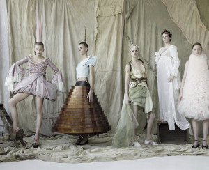 Stella Tennant, Lily Cole, Lily Donaldson, Karen Elson and Jacquetta ...