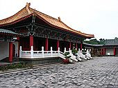 Templo confucianista en Kaohsiung ( Taiwán ).