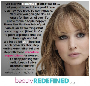 Jennifer Lawrence and Beauty Ideals: