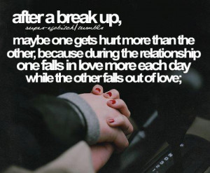 : Break up Picture Quotes , Falls out of love Picture Quotes , Love ...