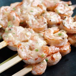 Bangin' Grilled Shrimp Skewers — Recipe from Skinny Taste