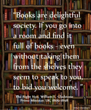Isn't this is a great quote about books? via