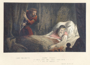 Antique Prints of 4 Shakespeare Plays, including Macbeth