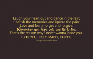 Dance Quotes Tumblr Laugh your heart out dance in