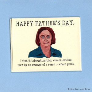 DEBBIE DOWNER FATHER'S Day Funny Father's Day by seasandpeas, $4.25