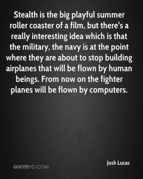 Josh Lucas - Stealth is the big playful summer roller coaster of a ...