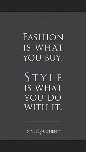 Fashion Quote.