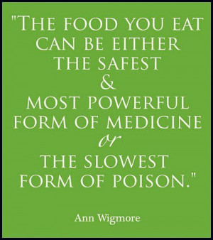 food and nutrition quotes | Most Powerful Form of Medicine | Louis ...