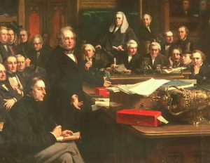 Lord Palmerston Addressing the House of Commons During the Debates on ...
