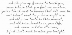 Iris by the Goo Goo Dolls