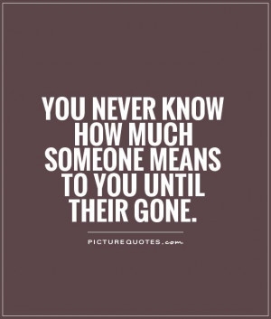 Missing Someone Quotes